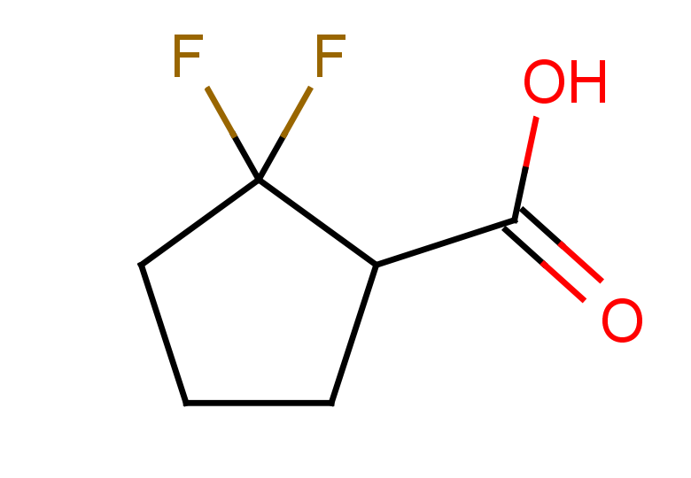 2,2-difluorocyclopentane-1-carboxylic acid