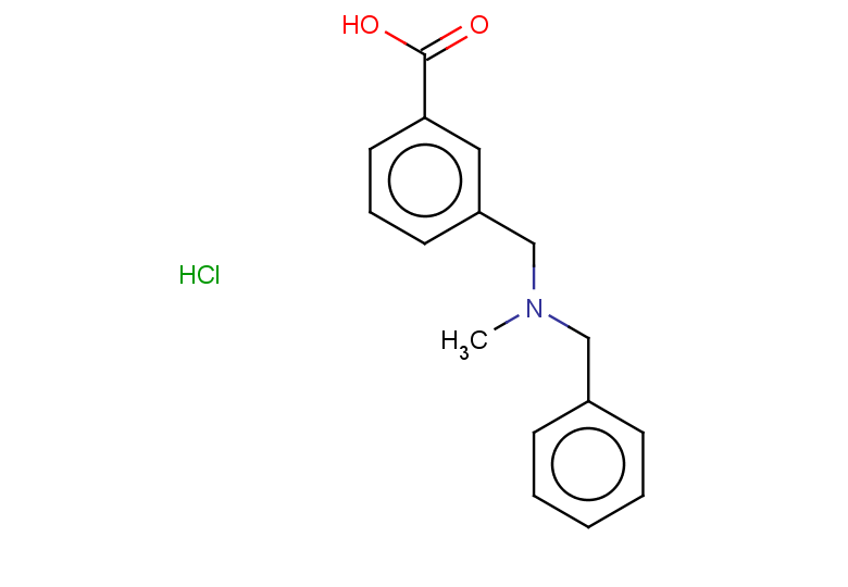 3-{[benzyl(methyl)amino]methyl}benzoic acid hydrochloride