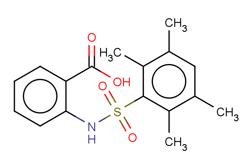 2-(2,3,5,6-tetramethylbenzenesulfonamido)benzoic acid