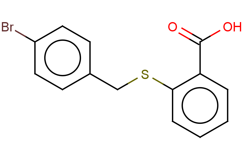 2-{[(4-bromophenyl)methyl]sulfanyl}benzoic acid