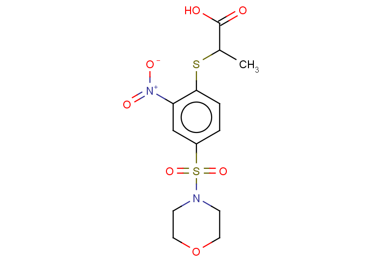 2-{[4-(morpholine-4-sulfonyl)-2-nitrophenyl]sulfanyl}propanoic acid