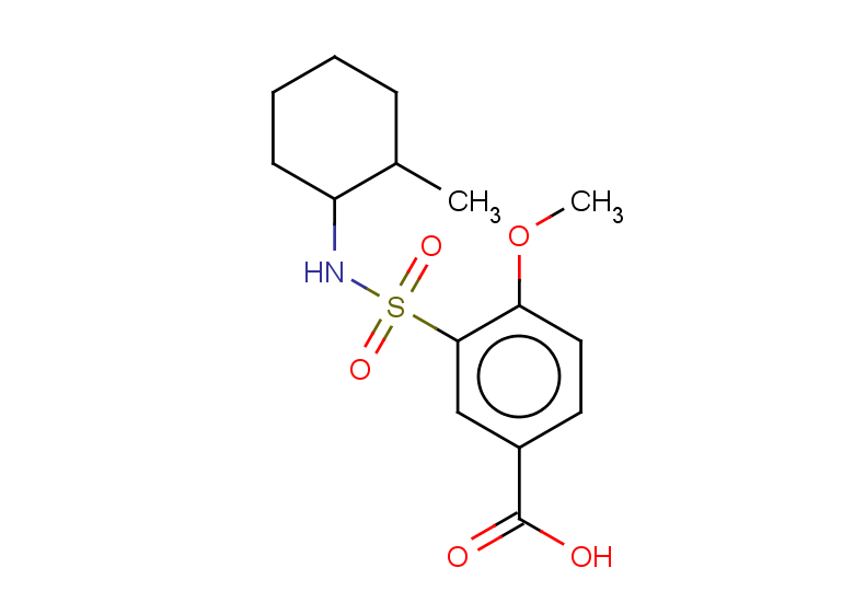 4-methoxy-3-[(2-methylcyclohexyl)sulfamoyl]benzoic acid