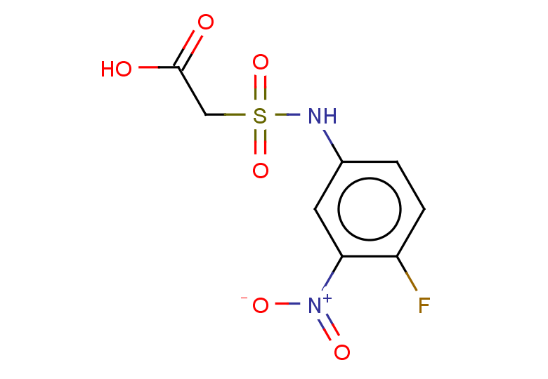 2-[(4-fluoro-3-nitrophenyl)sulfamoyl]acetic acid