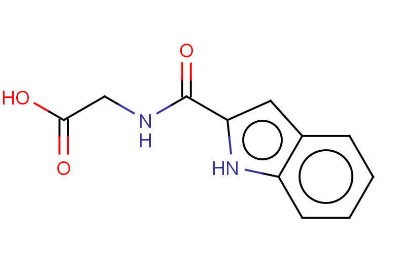 2-(1H-indol-2-ylformamido)acetic acid