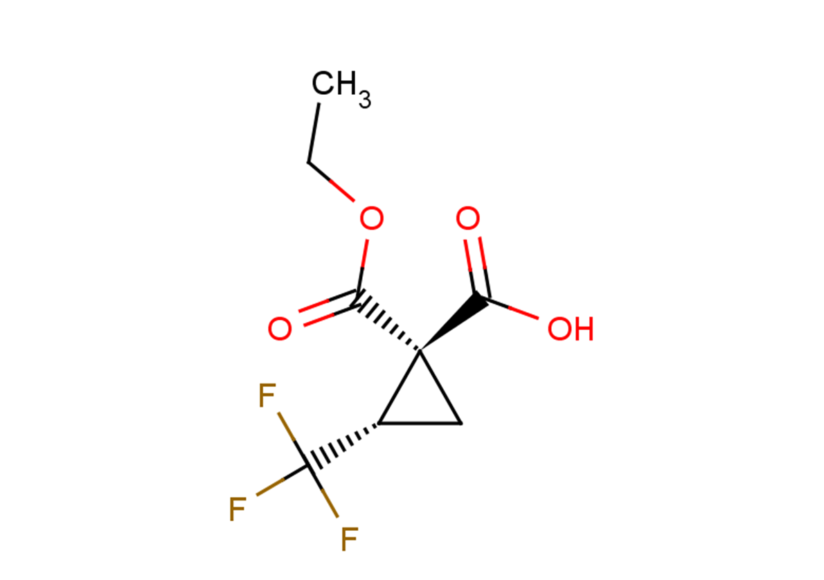 rac-(1R,2S)-1-(ethoxycarbonyl)-2-(trifluoromethyl)cyclopropane-1-carboxylic acid