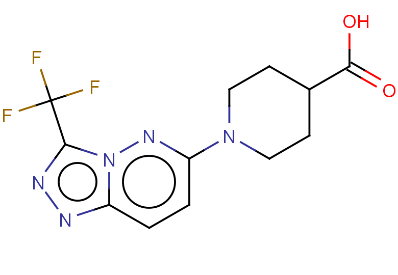 1-[3-(trifluoromethyl)-[1,2,4]triazolo[4,3-b]pyridazin-6-yl]piperidine-4-carboxylic acid