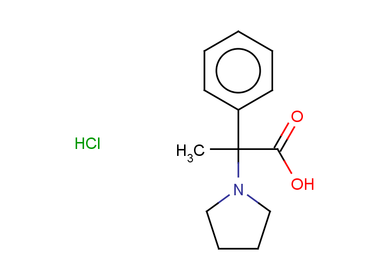 2-phenyl-2-(pyrrolidin-1-yl)propanoic acid hydrochloride