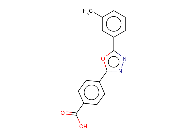 4-[5-(3-methylphenyl)-1,3,4-oxadiazol-2-yl]benzoic acid