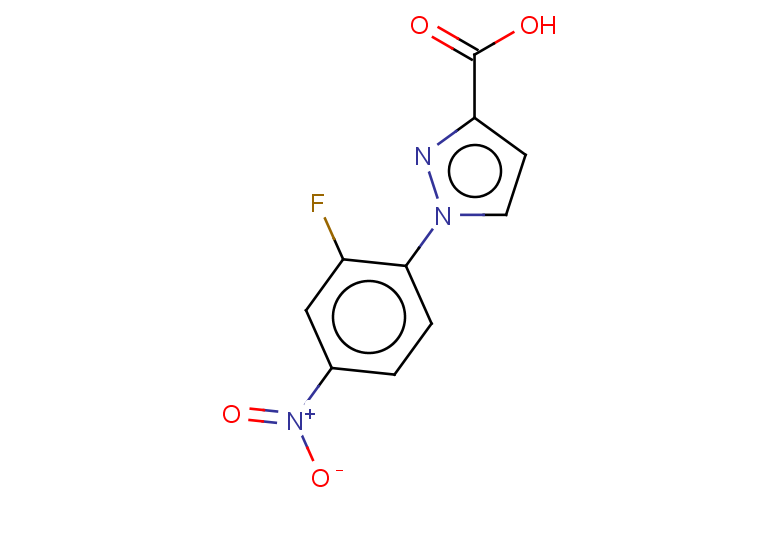 1-(2-fluoro-4-nitrophenyl)-1H-pyrazole-3-carboxylic acid