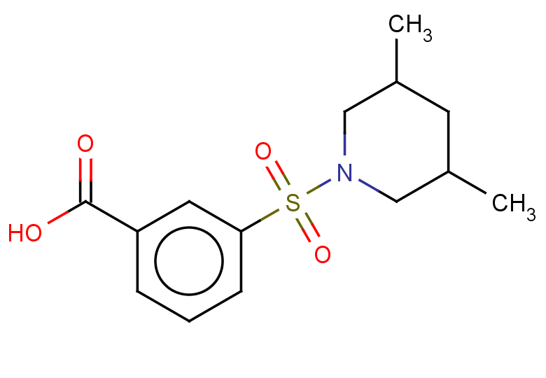 3-[(3,5-dimethylpiperidin-1-yl)sulfonyl]benzoic acid