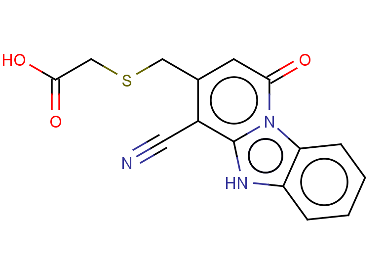 2-[({10-cyano-13-oxo-1,8-diazatricyclo[7.4.0.0,2,7]trideca-2,4,6,9,11-pentaen-11-yl}methyl)sulfanyl]acetic acid