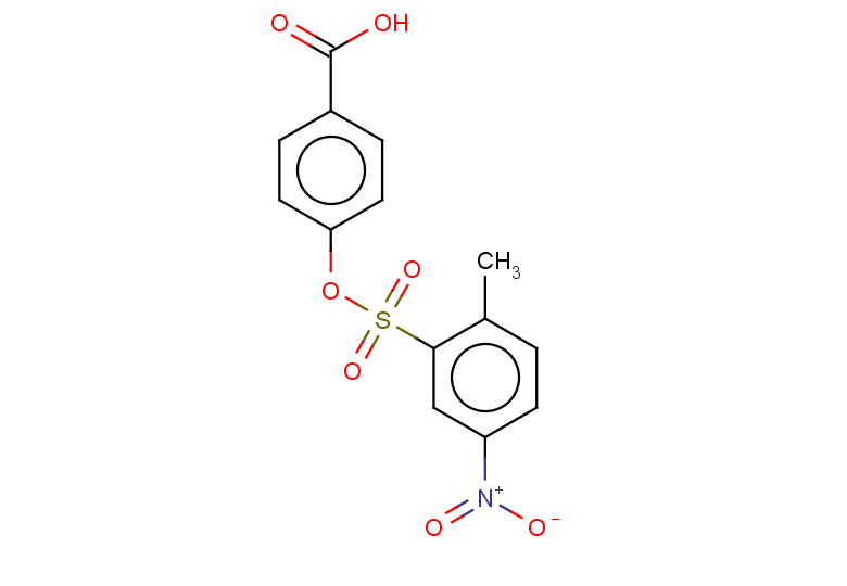 4-[(2-methyl-5-nitrobenzenesulfonyl)oxy]benzoic acid