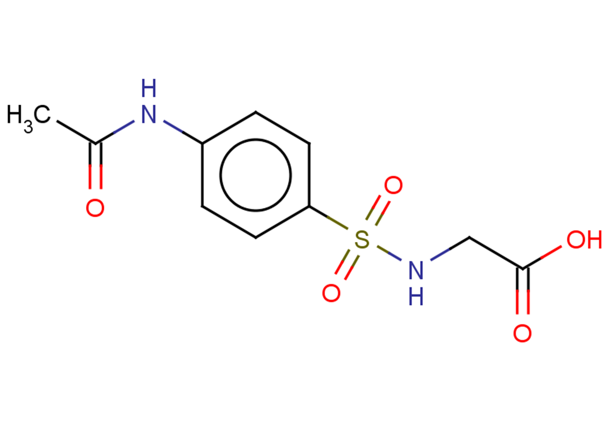 2-(4-acetamidobenzenesulfonamido)acetic acid
