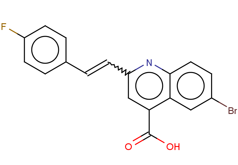 6-bromo-2-[2-(4-fluorophenyl)ethenyl]quinoline-4-carboxylic acid