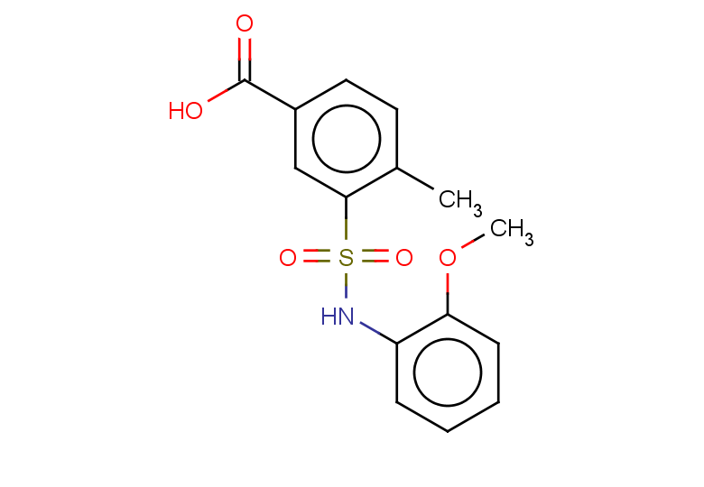 3-[(2-methoxyphenyl)sulfamoyl]-4-methylbenzoic acid