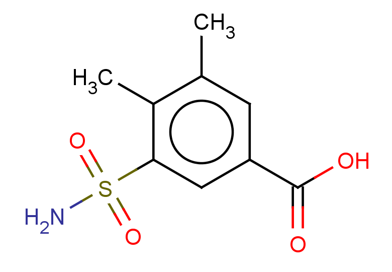 3,4-dimethyl-5-sulfamoylbenzoic acid