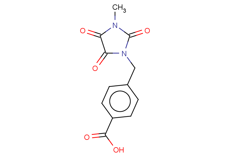 4-[(3-methyl-2,4,5-trioxoimidazolidin-1-yl)methyl]benzoic acid