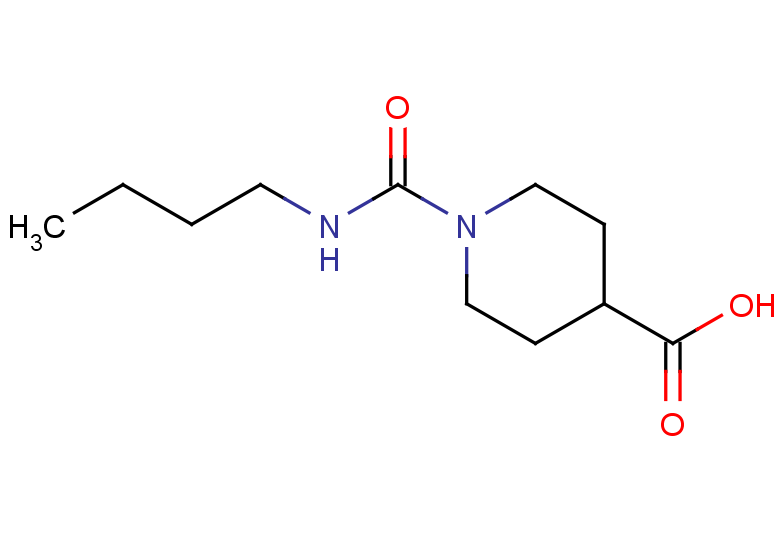 1-(butylcarbamoyl)piperidine-4-carboxylic acid