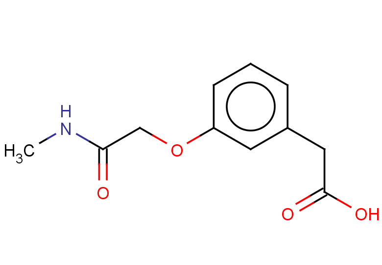 2-{3-[(methylcarbamoyl)methoxy]phenyl}acetic acid