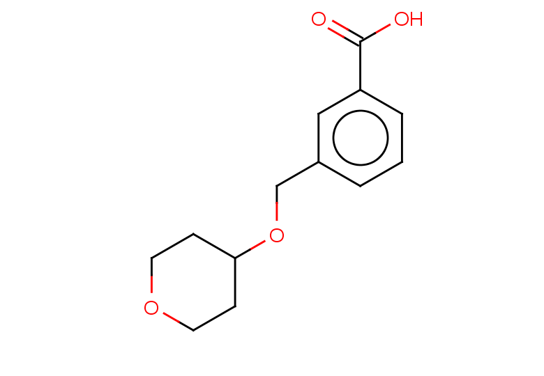 3-[(oxan-4-yloxy)methyl]benzoic acid