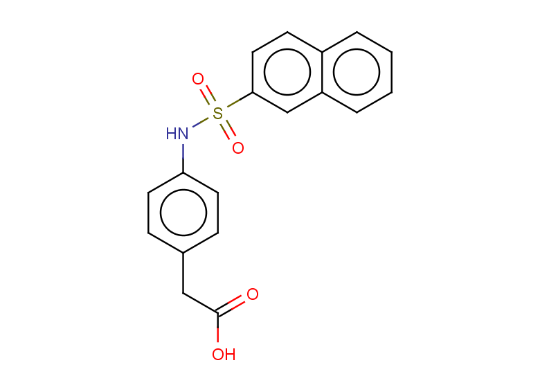 2-[4-(naphthalene-2-sulfonamido)phenyl]acetic acid