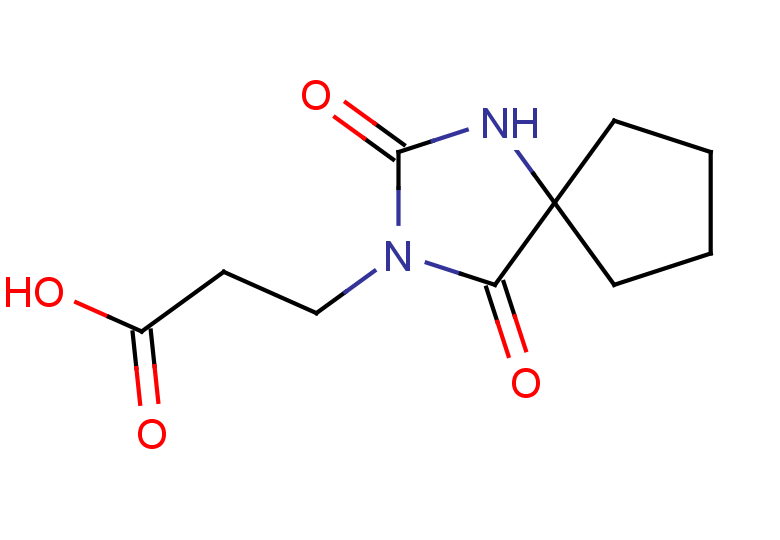 3-{2,4-dioxo-1,3-diazaspiro[4.4]nonan-3-yl}propanoic acid