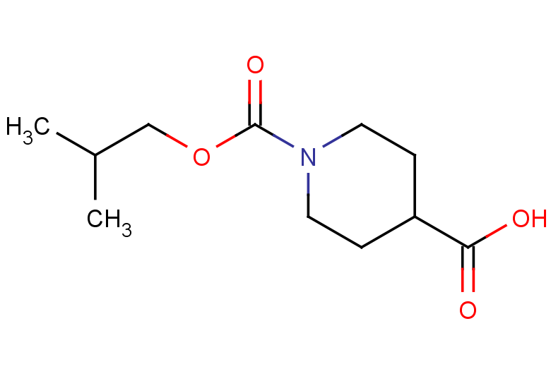 1-[(2-methylpropoxy)carbonyl]piperidine-4-carboxylic acid