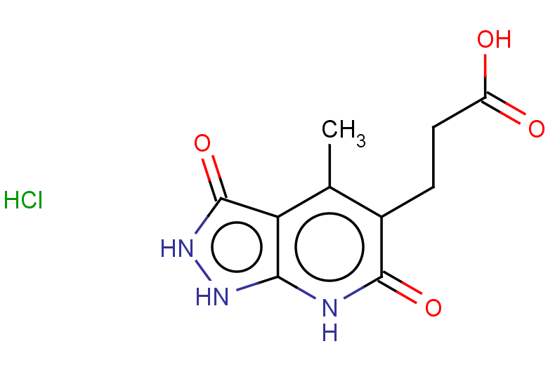 3-{4-methyl-3,6-dioxo-1H,2H,3H,6H,7H-pyrazolo[3,4-b]pyridin-5-yl}propanoic acid hydrochloride