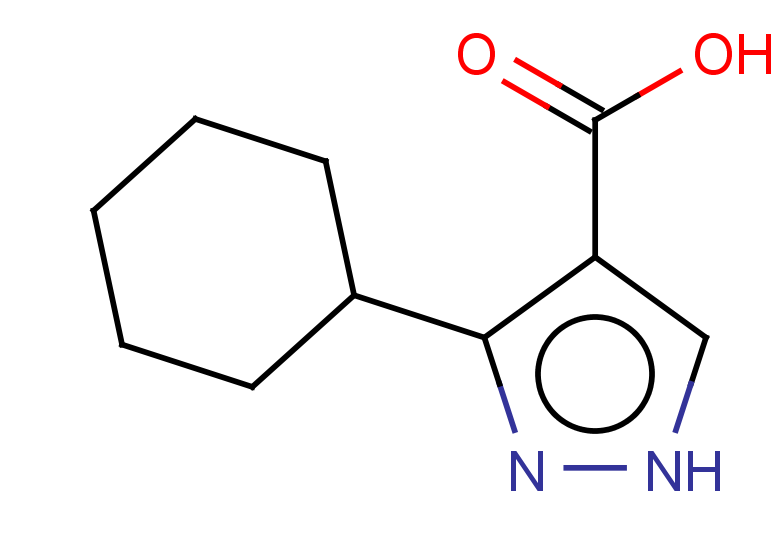 3-cyclohexyl-1H-pyrazole-4-carboxylic acid