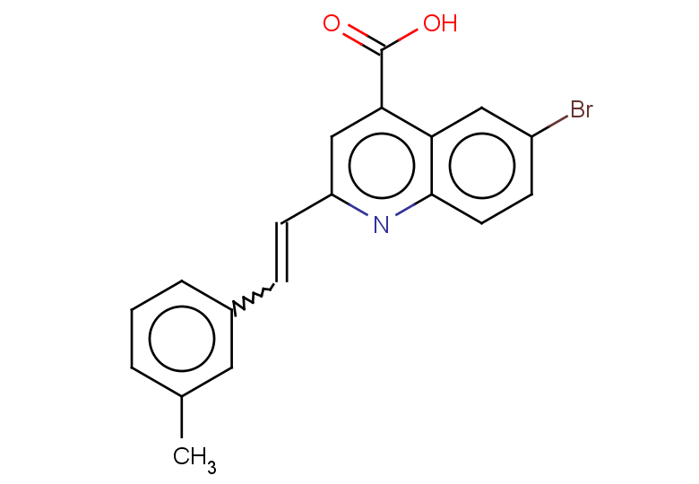 6-bromo-2-[2-(3-methylphenyl)ethenyl]quinoline-4-carboxylic acid