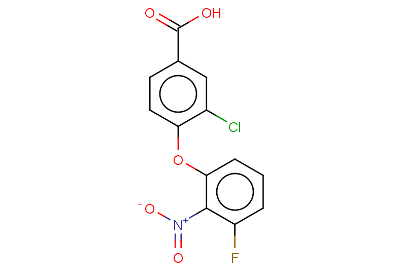 3-chloro-4-(3-fluoro-2-nitrophenoxy)benzoic acid
