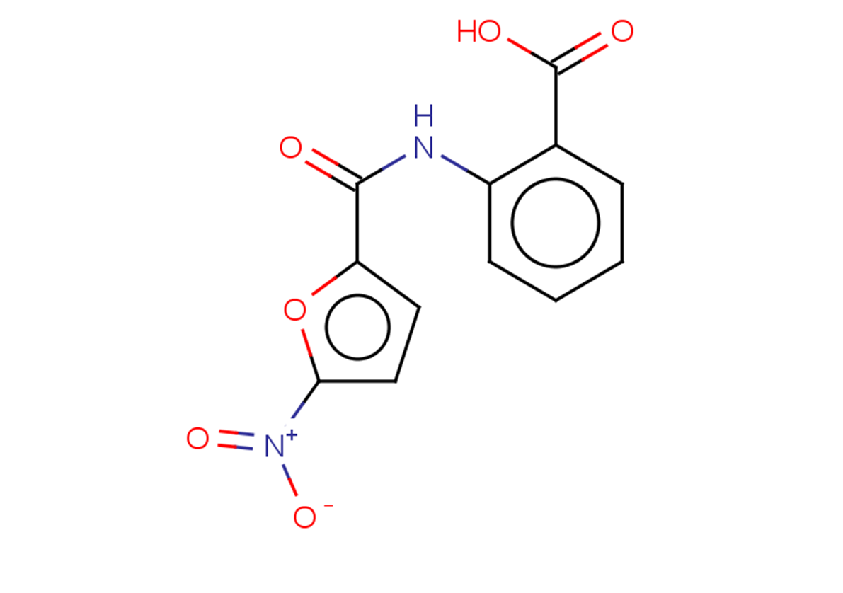 2-(5-nitrofuran-2-amido)benzoic acid