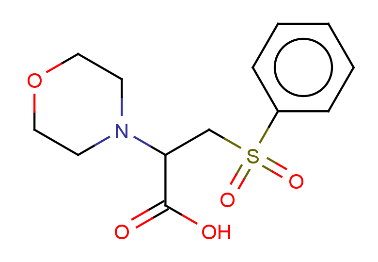 3-(benzenesulfonyl)-2-(morpholin-4-yl)propanoic acid