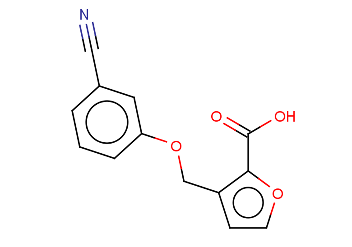 3-(3-cyanophenoxymethyl)furan-2-carboxylic acid