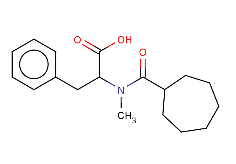 2-(1-cycloheptyl-N-methylformamido)-3-phenylpropanoic acid