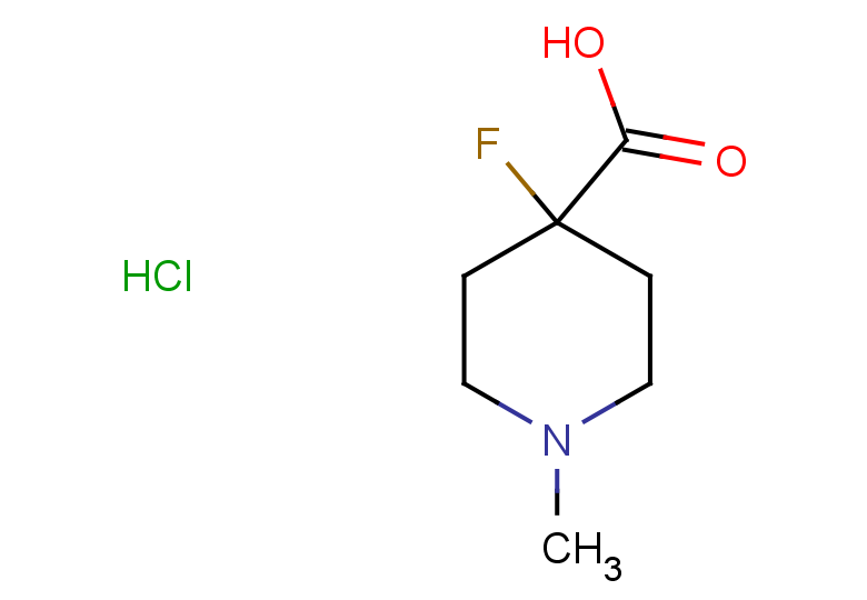 4-fluoro-1-methylpiperidine-4-carboxylic acid hydrochloride
