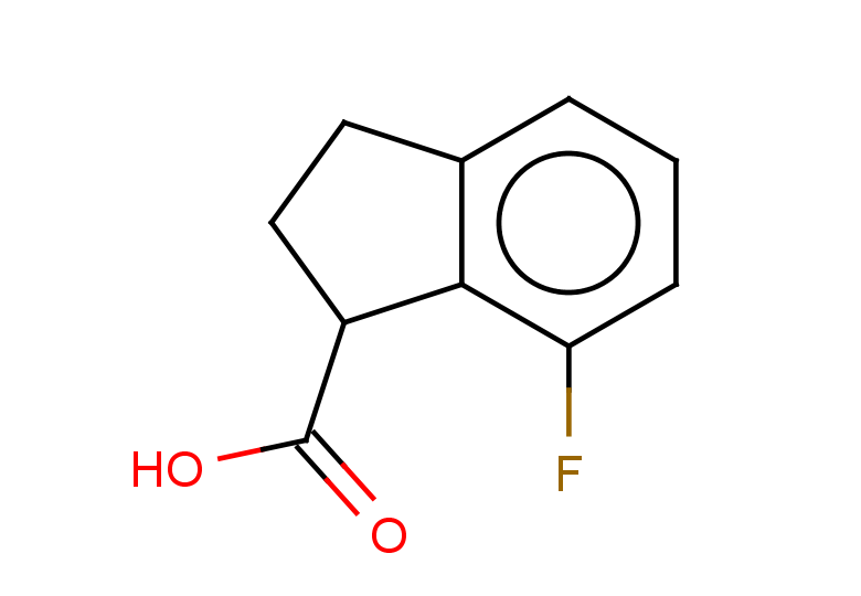 7-fluoro-2,3-dihydro-1H-indene-1-carboxylic acid
