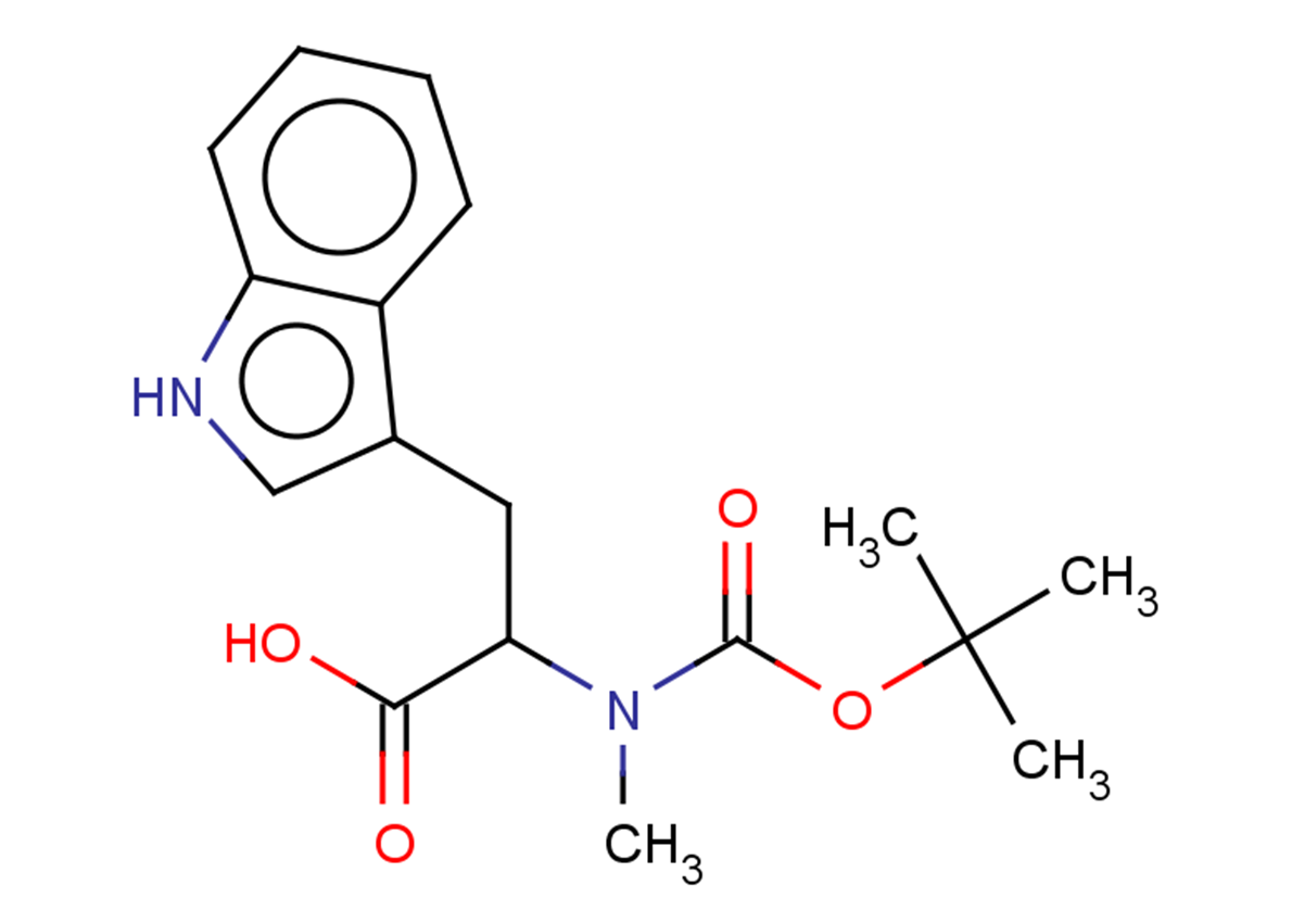 2-{[(tert-butoxy)carbonyl](methyl)amino}-3-(1H-indol-3-yl)propanoic acid