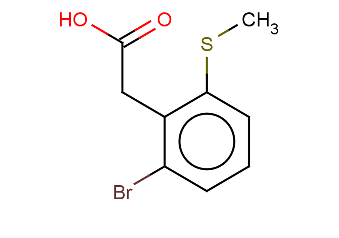 2-[2-bromo-6-(methylsulfanyl)phenyl]acetic acid
