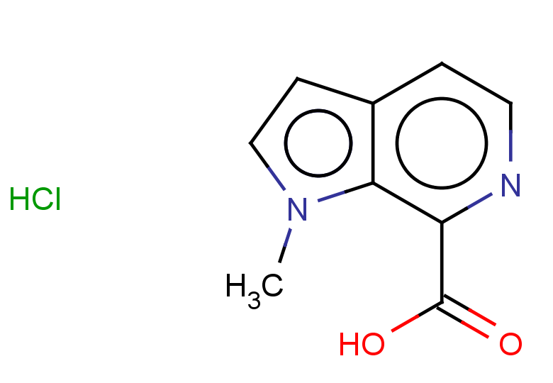 1-methyl-1H-pyrrolo[2,3-c]pyridine-7-carboxylic acid hydrochloride