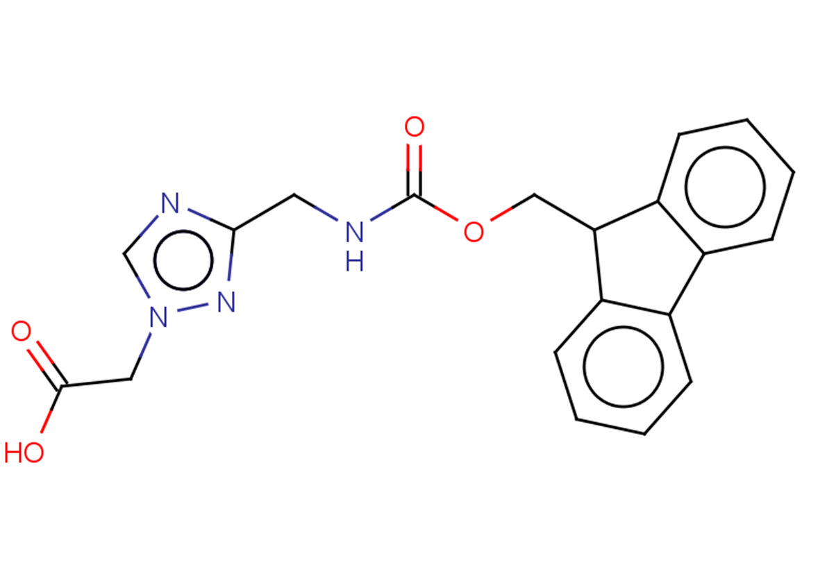2-{3-[({[(9H-fluoren-9-yl)methoxy]carbonyl}amino)methyl]-1H-1,2,4-triazol-1-yl}acetic acid