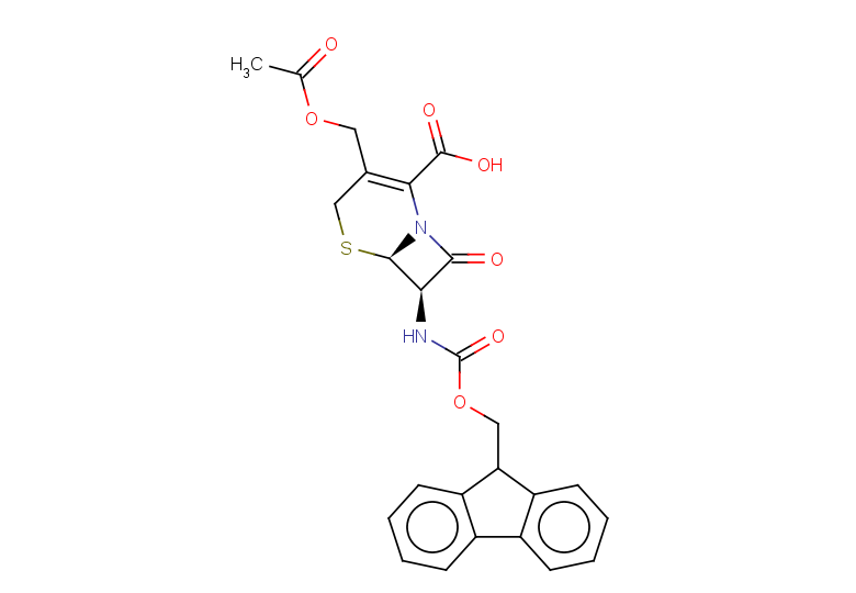(6R,7R)-3-[(acetyloxy)methyl]-7-({[(9H-fluoren-9-yl)methoxy]carbonyl}amino)-8-oxo-5-thia-1-azabicyclo[4.2.0]oct-2-ene-2-carboxylic acid