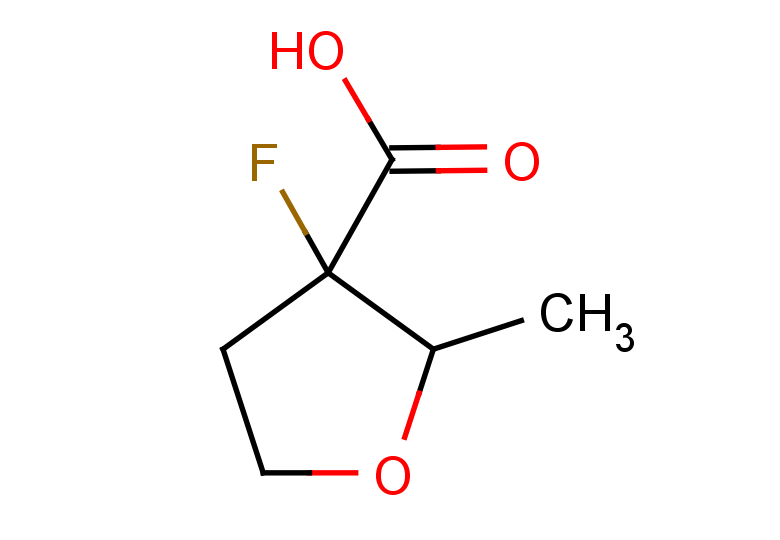 3-fluoro-2-methyloxolane-3-carboxylic acid, Mixture of diastereomers