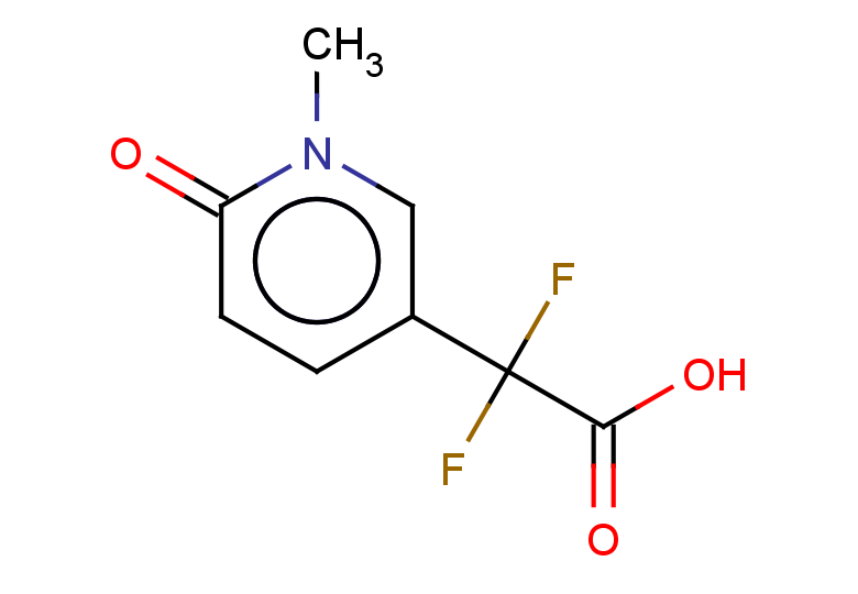 2,2-difluoro-2-(1-methyl-6-oxo-1,6-dihydropyridin-3-yl)acetic acid