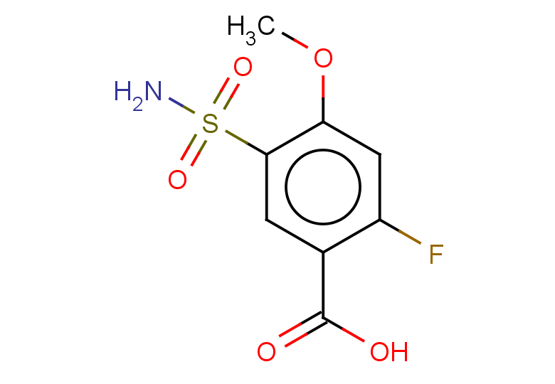 2-fluoro-4-methoxy-5-sulfamoylbenzoic acid
