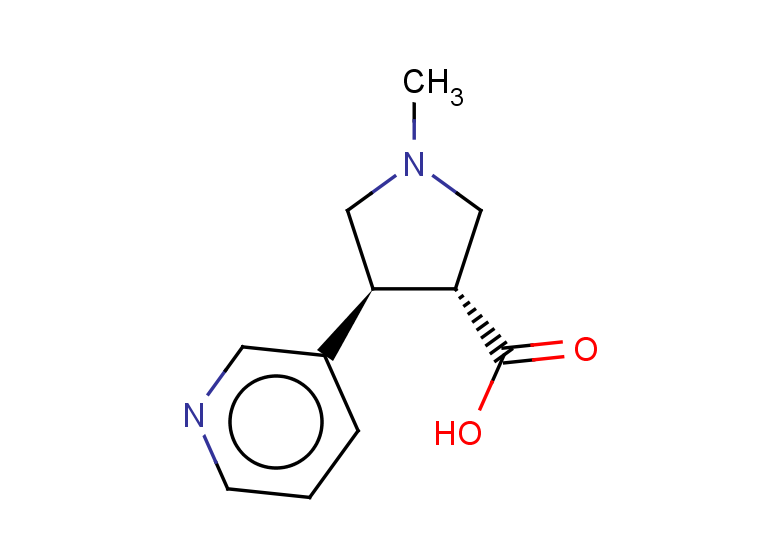 rac-(3R,4S)-1-methyl-4-(pyridin-3-yl)pyrrolidine-3-carboxylic acid, trans