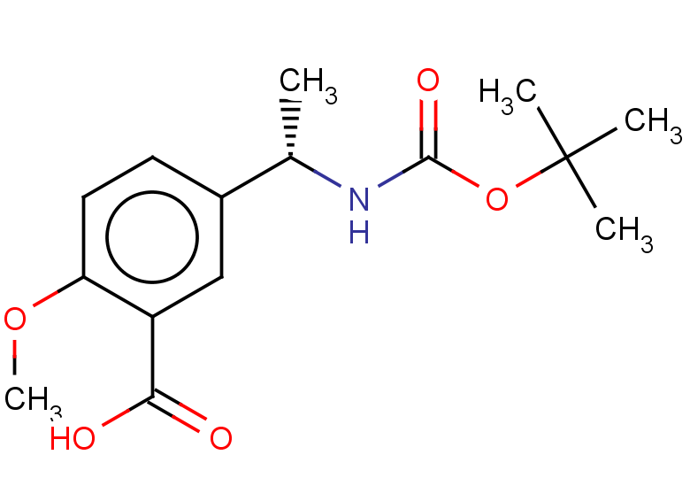 5-[(1S)-1-{[(tert-butoxy)carbonyl]amino}ethyl]-2-methoxybenzoic acid
