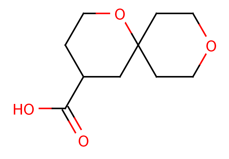1,9-dioxaspiro[5.5]undecane-4-carboxylic acid