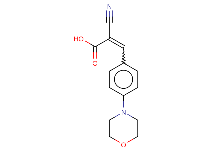 2-cyano-3-[4-(morpholin-4-yl)phenyl]prop-2-enoic acid