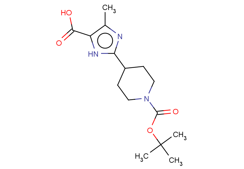 2-{1-[(tert-butoxy)carbonyl]piperidin-4-yl}-4-methyl-1H-imidazole-5-carboxylic acid